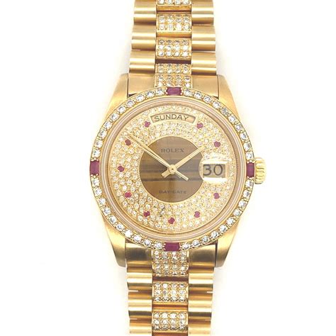 rolex day date gold ruby|solid gold Rolex Day-Date.